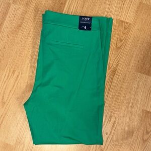J. Crew Women’s Vibrant Green Dress Pants size 6 NWT